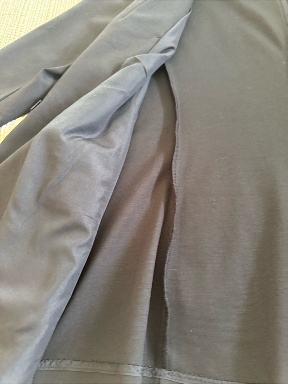 Lane Bryant Black Double-Breasted Ponte Blazer with Notch Lapel - Picture 14 of 16